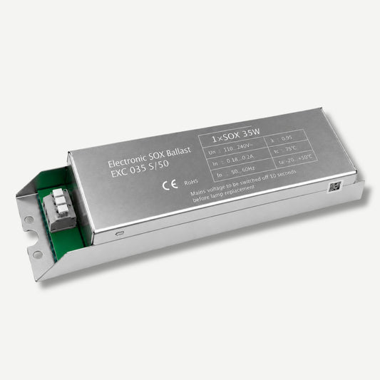 35w Electronic ballast on a white background