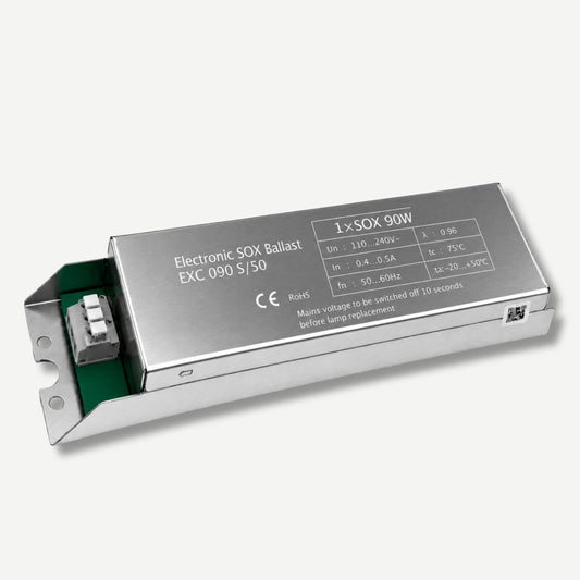 90w Electronic ballast on a white background