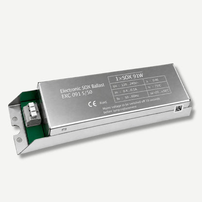 91w Electronic ballast on a white background